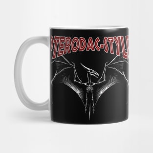 Creepy and Gothic Devilish Pterodactyl Mug